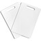 Plastic Cutting Boards for Kitchen (White, 7.75 x 11.75 In, 2 Pack)